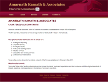 Tablet Screenshot of amarnathkamath.com